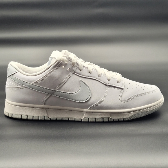 Nike Dunk Low Retro White Pure Platinum Men's Size 11.5 - Gently Used, Like New - Picture 9 of 16